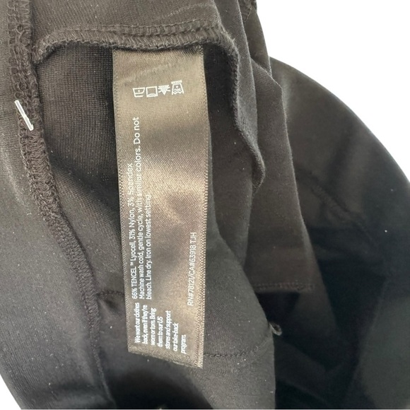 Eileen Fisher Tencel Ponte Cropped Wide-Leg Pant XS Black - Picture 7 of 7